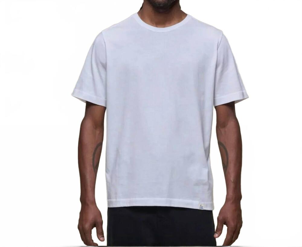 NEW MERZ B. SCHWANEN soft pima t-shirt in white